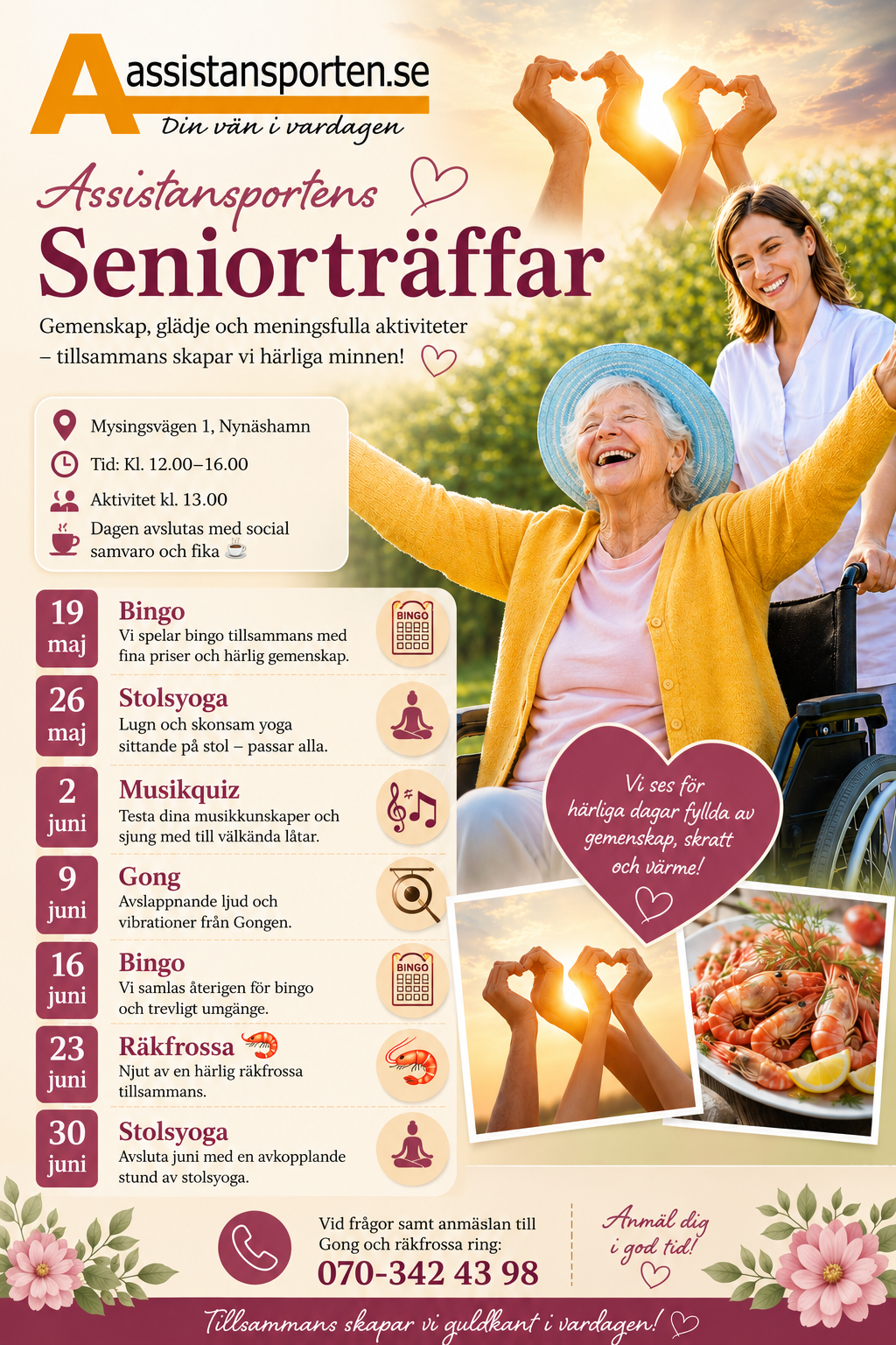 Assistansportens Seniorträffar 2026